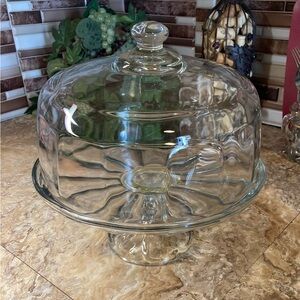 Glass Cake Holder